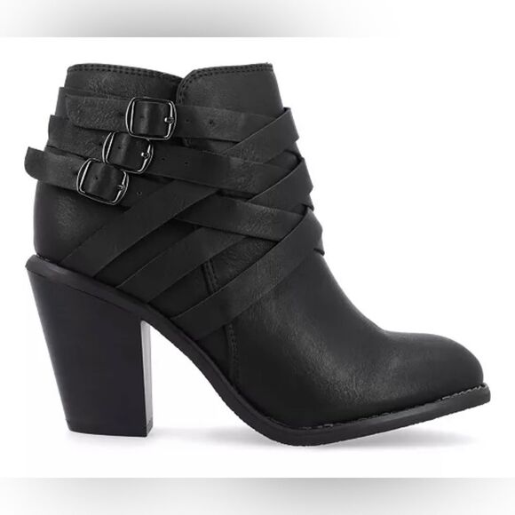 Journee Collection - Women's Wide Strap Boots - Size 8 - Picture 2 of 7